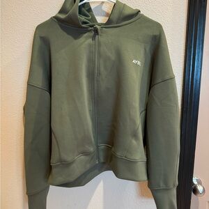 Green AYBL Zip-Up Hoodie